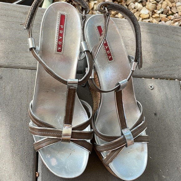 Prada wedges size 7.5 - Picture 9 of 12